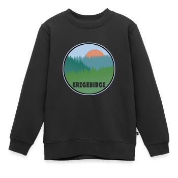 Erzgebirge - Kinder Premium Organic Sweatshirt - Schwarz - Vorne - AI Model Kid Female (0cm)