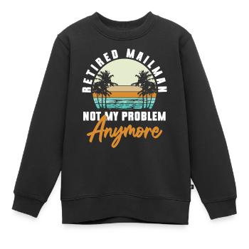 Postbote Zustellung Pakete Postboten - Kinder Premium Organic Sweatshirt - Schwarz - Vorne - AI Model Kid Female (0cm)