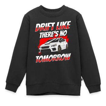 Speedster d’asphalte de voiture à la dérive - Sweat Premium enfant bio - noir - Devant - AI Model Kid Female (0cm)