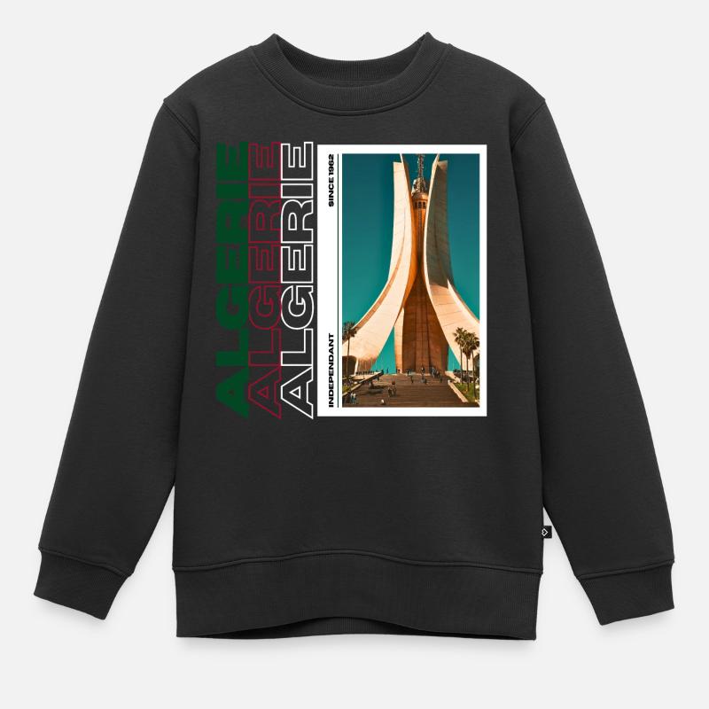 Algérie Independant since 1962 - Sweat Premium enfant bio - noir