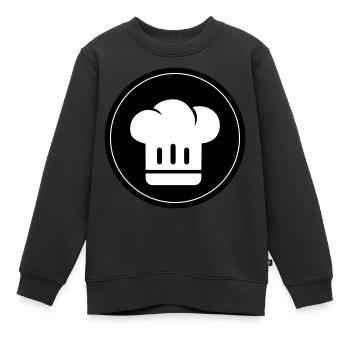 Chapeau de chef Chef - Sweat Premium enfant bio - noir - Devant - AI Model Kid Female (0cm)