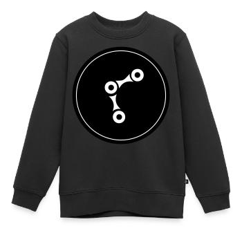 Fahrrad Radfahren Kette - Kinder Premium Organic Sweatshirt - Schwarz - Vorne - AI Model Kid Female (0cm)