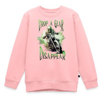 Halloween Pumpkin Horror - Kids Premium Organic Sweatshirt - rose - Front - AI Model Kid Female (0cm)