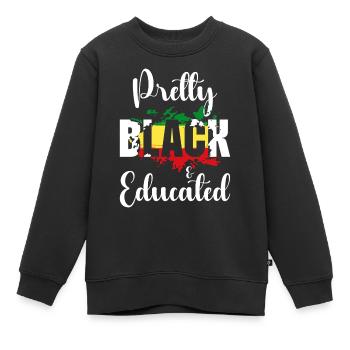 Wilderness Elephant Adventure Serengeti - Sweat Premium enfant bio - noir - Devant - AI Model Kid Female (0cm)