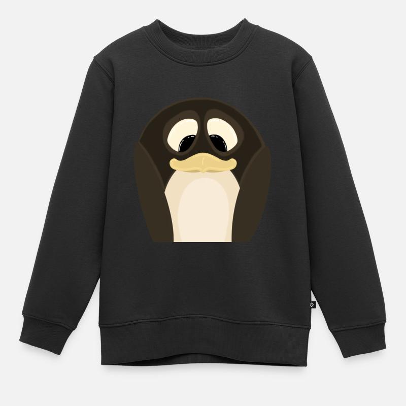 Manchot pygmée - Sweat Premium enfant bio - noir