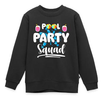 Party Party Monster Summer - Sweat Premium enfant bio - noir - Devant - AI Model Kid Female (0cm)