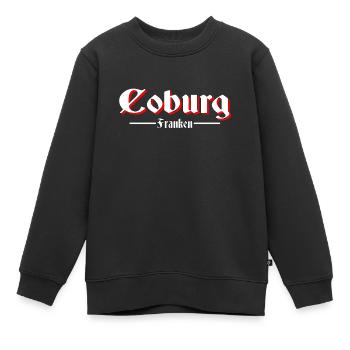 Coburg - Kinder Premium Organic Sweatshirt - Schwarz - Vorne - AI Model Kid Female (0cm)