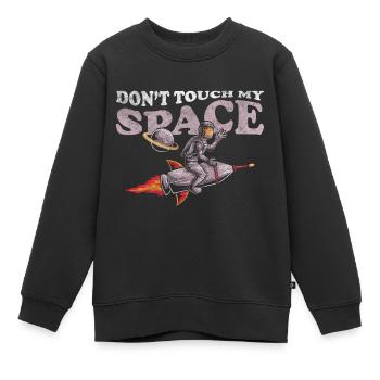 Weltall Planet Raumanzug Rakete - Kinder Premium Organic Sweatshirt - Schwarz - Vorne - AI Model Kid Female (0cm)