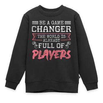 büro abteilungsleiter angestellter - Kinder Premium Organic Sweatshirt - Schwarz - Vorne - AI Model Kid Female (0cm)