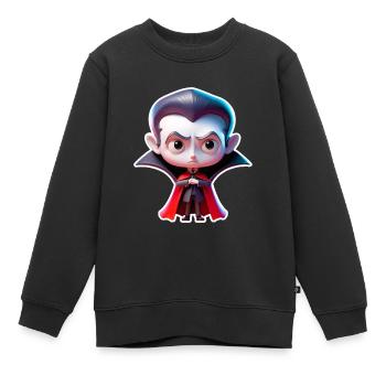 Little Vampire - Kinder Premium Organic Sweatshirt - Schwarz - Vorne - AI Model Kid Female (0cm)
