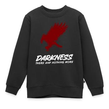 Mythologie Odin Poète Noir - Sweat Premium enfant bio - noir - Devant - AI Model Kid Female (0cm)