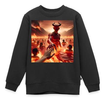 Folgt mir in den Abgrund - Infernal Devil's Pact #14 - Kinder Premium Organic Sweatshirt - Schwarz - Vorne - AI Model Kid Female (0cm)