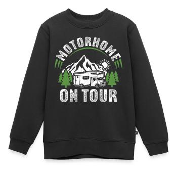 Wohnmobil auf Tour - Kinder Premium Organic Sweatshirt - Schwarz - Vorne - AI Model Kid Female (0cm)