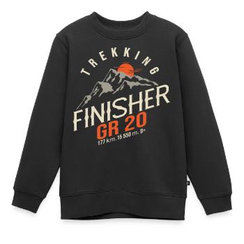 GR 20 Korsische Wanderung GR 20 Trek - Kinder Premium Organic Sweatshirt - Schwarz - Vorne - AI Model Kid Female (0cm)