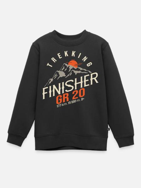 GR 20 randonnée corse gr 20 trek - Sweat Premium enfant bio - noir