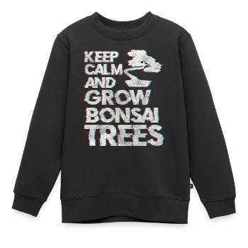 Bonsaï, Japonais, Bouddhisme - Sweat Premium enfant bio - noir - Devant - AI Model Kid Female (0cm)