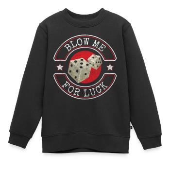 Spieler All In - Kinder Premium Organic Sweatshirt - Schwarz - Vorne - AI Model Kid Female (0cm)