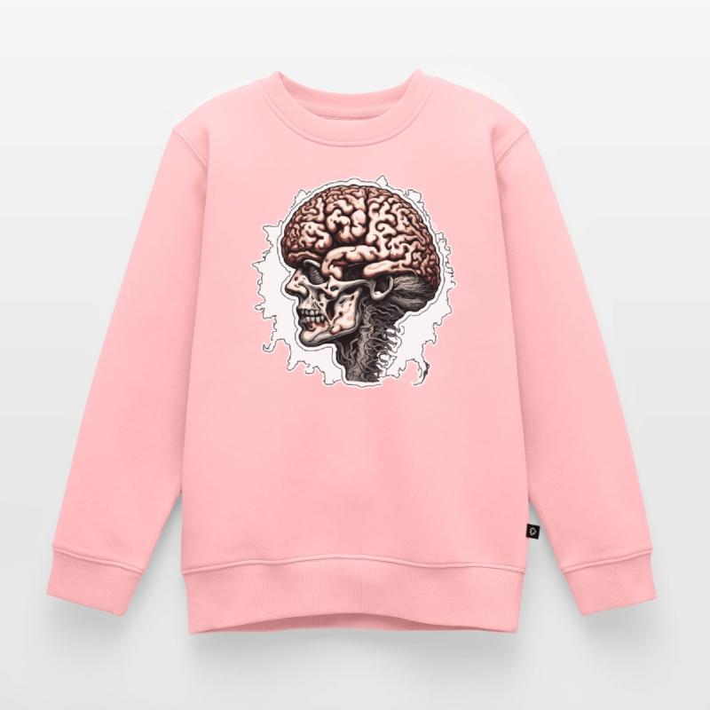 Brain / Knowledge / Intelligence / Clever / Thinking Kids Premium Organic Sweatshirt