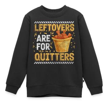 Buffet Getränke Menü - Kinder Premium Organic Sweatshirt - Schwarz - Vorne - AI Model Kid Female (0cm)