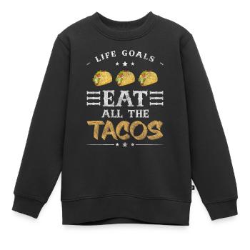 Restaurant Gastronomique Buffet - Sweat Premium enfant bio - noir - Devant - AI Model Kid Female (0cm)
