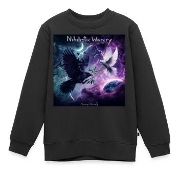 NW - S’envoler éternellement - Sweat Premium enfant bio - noir - Devant - AI Model Kid Female (0cm)