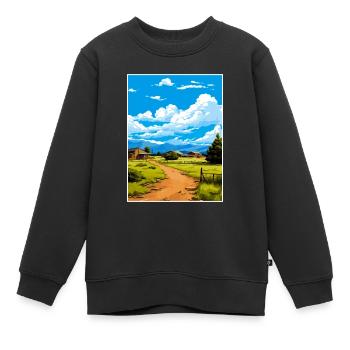Torrey Utah affiches Vintage voyage affiche Souvenir - Sweat Premium enfant bio - noir - Devant - AI Model Kid Female (0cm)