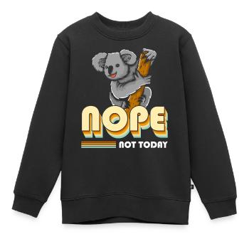 Eukalyptus Tier Australien - Kinder Premium Organic Sweatshirt - Schwarz - Vorne - AI Model Kid Female (0cm)