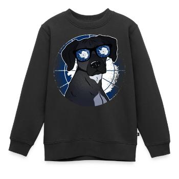Antarctique - Sweat Premium enfant bio - noir - Devant - AI Model Kid Female (0cm)