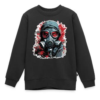 Apocalypse / Weltuntergang / Zerstörung / Anarchie - Kinder Premium Organic Sweatshirt - Schwarz - Vorne - AI Model Kid Female (0cm)