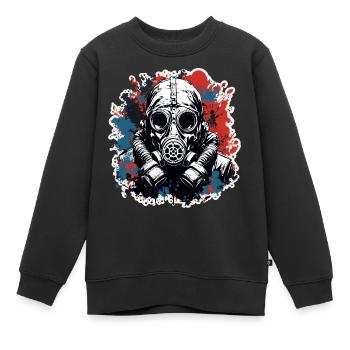 Apocalypse / Weltuntergang / Zerstörung / Anarchie - Kinder Premium Organic Sweatshirt - Schwarz - Vorne - AI Model Kid Female (0cm)