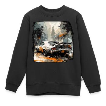 Apocalypse / Weltuntergang / Zerstörung / Anarchie - Kinder Premium Organic Sweatshirt - Schwarz - Vorne - AI Model Kid Female (0cm)