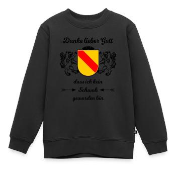 Né dans le Badnerland - Sweat Premium enfant bio - noir - Devant - AI Model Kid Female (0cm)