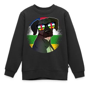 Zentralafrikanische Republik - Kinder Premium Organic Sweatshirt - Schwarz - Vorne - AI Model Kid Female (0cm)