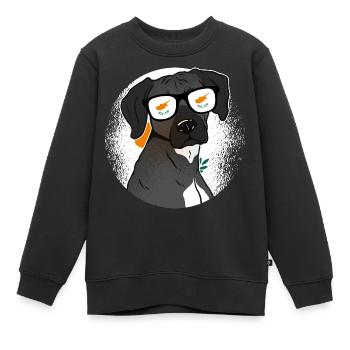 Zypern - Kinder Premium Organic Sweatshirt - Schwarz - Vorne - AI Model Kid Female (0cm)