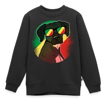 Kongo Republik - Kinder Premium Organic Sweatshirt - Schwarz - Vorne - AI Model Kid Female (0cm)