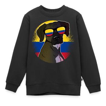 Kolumbien - Kinder Premium Organic Sweatshirt - Schwarz - Vorne - AI Model Kid Female (0cm)