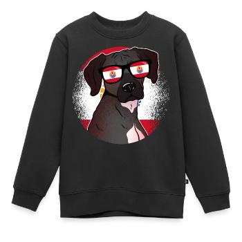 Polynésie française - Sweat Premium enfant bio - noir - Devant - AI Model Kid Female (0cm)