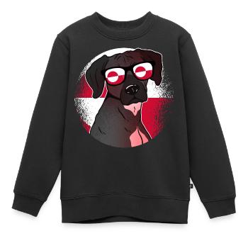 Grönland - Kinder Premium Organic Sweatshirt - Schwarz - Vorne - AI Model Kid Female (0cm)