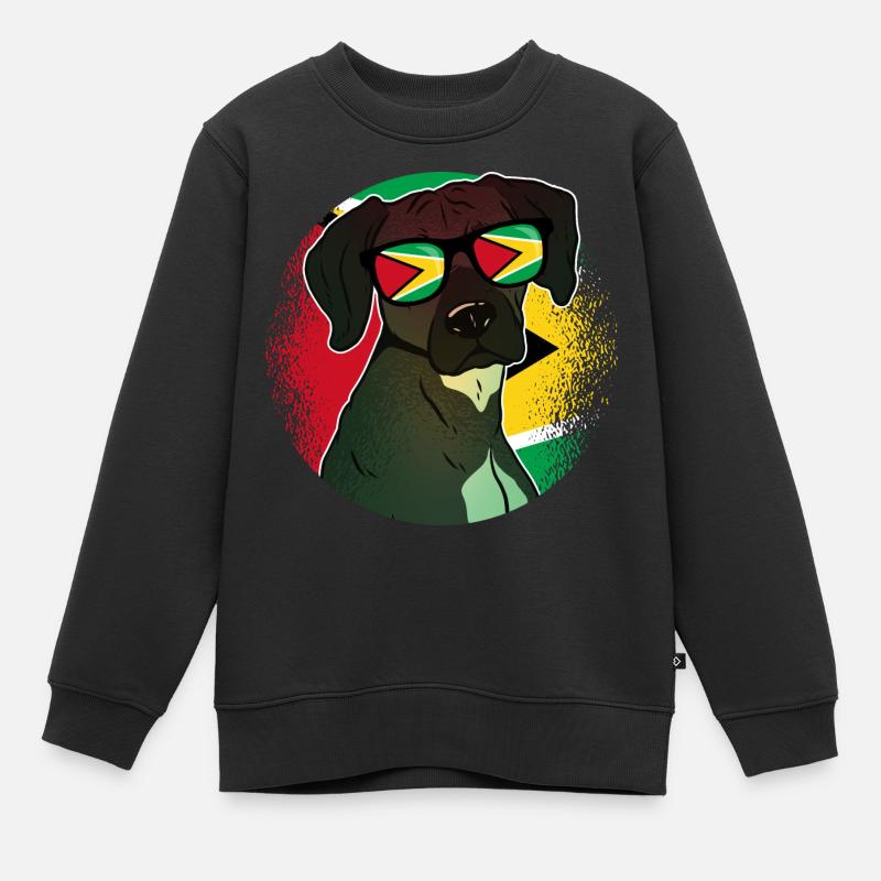 Guyana - Sweat Premium enfant bio - noir