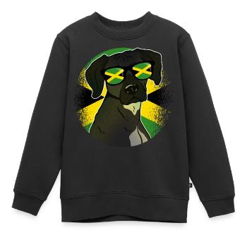 Jamaïque - Sweat Premium enfant bio - noir - Devant - AI Model Kid Female (0cm)