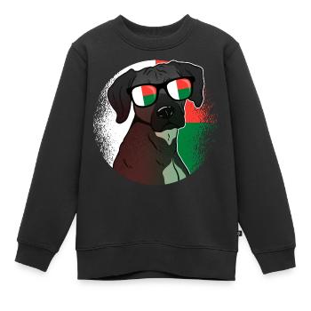 Madagaskar - Kinder Premium Organic Sweatshirt - Schwarz - Vorne - AI Model Kid Female (0cm)