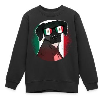 Mexique - Sweat Premium enfant bio - noir - Devant - AI Model Kid Female (0cm)