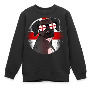 Nordirland - Kinder Premium Organic Sweatshirt - Schwarz - Vorne - AI Model Kid Female (0cm)