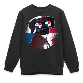 Panama - Kinder Premium Organic Sweatshirt - Schwarz - Vorne - AI Model Kid Female (0cm)