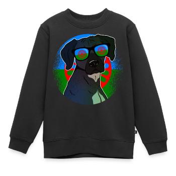 Roma - Kinder Premium Organic Sweatshirt - Schwarz - Vorne - AI Model Kid Female (0cm)