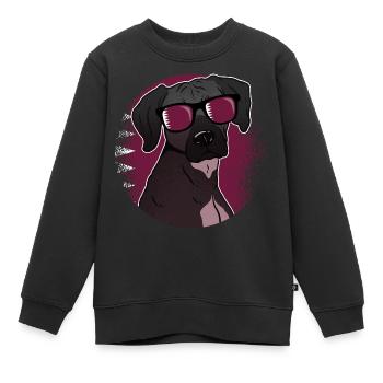 Katar - Kinder Premium Organic Sweatshirt - Schwarz - Vorne - AI Model Kid Female (0cm)