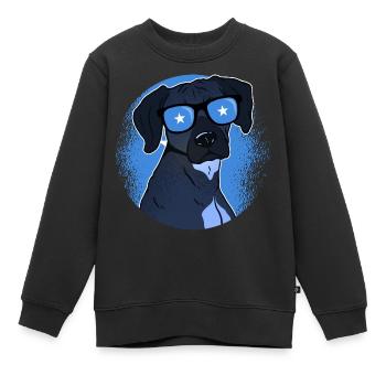 Somalia - Kinder Premium Organic Sweatshirt - Schwarz - Vorne - AI Model Kid Female (0cm)