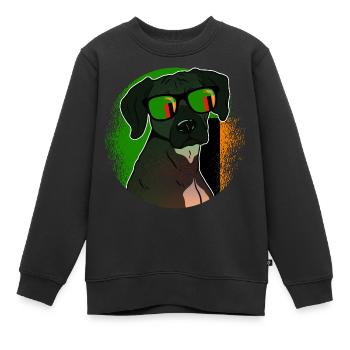 Sambia - Kinder Premium Organic Sweatshirt - Schwarz - Vorne - AI Model Kid Female (0cm)