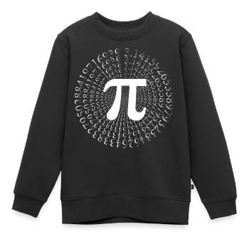 Pi Circle Number Mathematics Math - Kids Premium Organic Sweatshirt - black - Front - AI Model Kid Female (0cm)