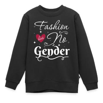 Shopping Fashionqueen Trend - Kinder Premium Organic Sweatshirt - Schwarz - Vorne - AI Model Kid Female (0cm)